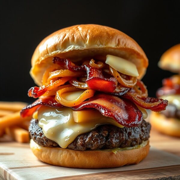 Bacon com Cebola Caramelizada